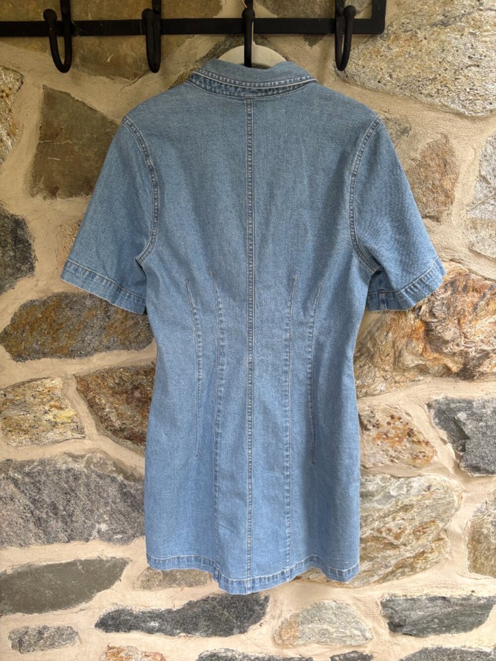 Madewell size 2 Denim mini shirtdress - Picture 2 of 3